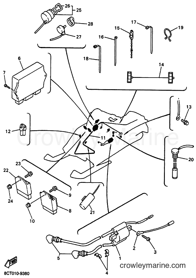 Yamaha Motors VX500 (8CJ4) [030] - ELECTRICAL 1