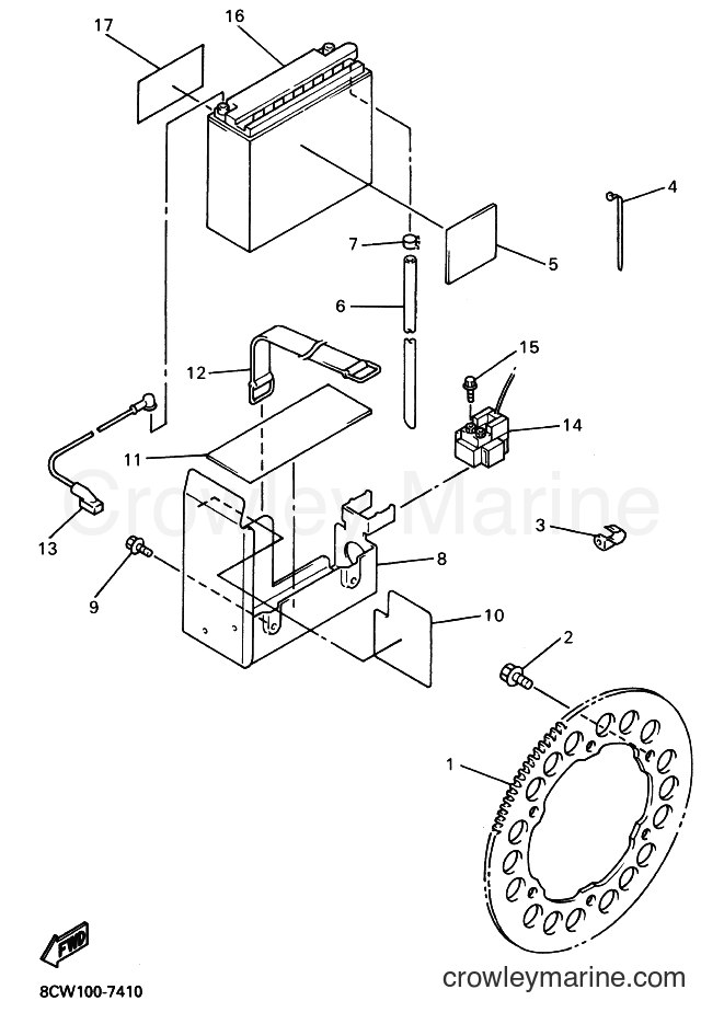 Yamaha Motors VX600XR (8DB1) [010] - ELECTRICAL 2