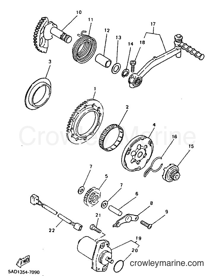 Yamaha Motors YN50 (5BW2) [010] - STARTER