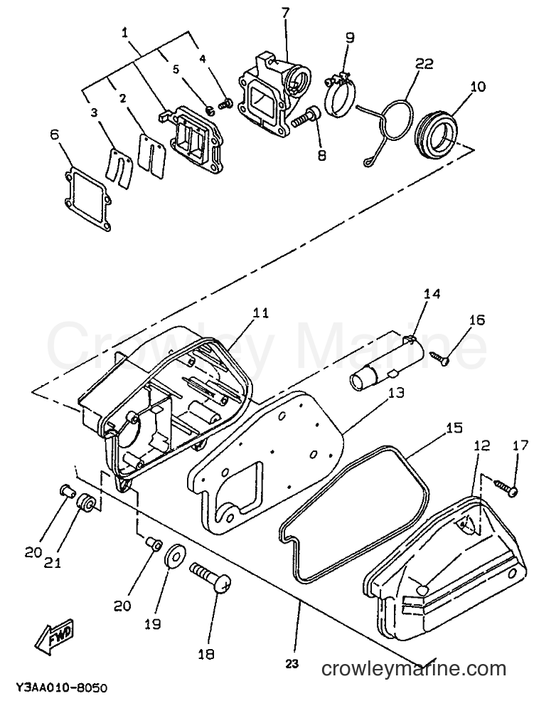1992 Scooter CW50 - CW50 (4CA3) [999] - INTAKE
