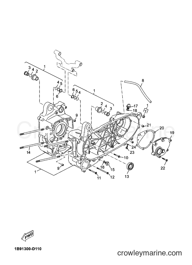 Yamaha Motors YP125RA (2AB3) [060] - CRANKCASE