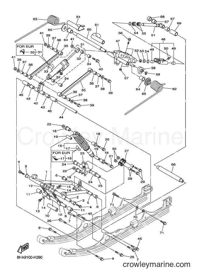 2009 Snowmobile RFX10RM - RFX10RM (8HAA) [010] - TRACK SUSPENSION 2
