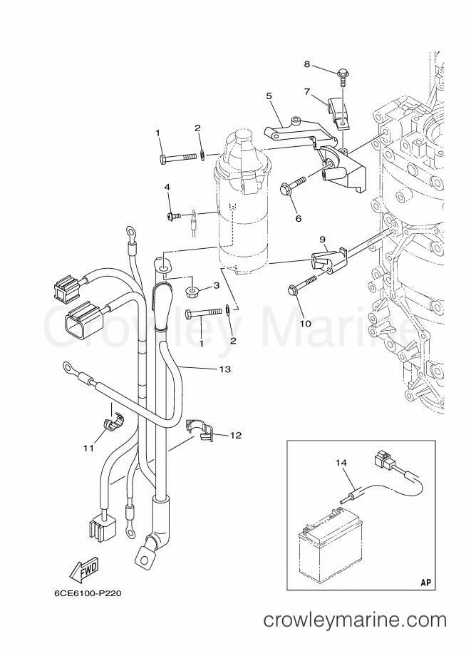 Yamaha Motors LF300UCA-2016 (6CF7) [160] - ELECTRICAL 5