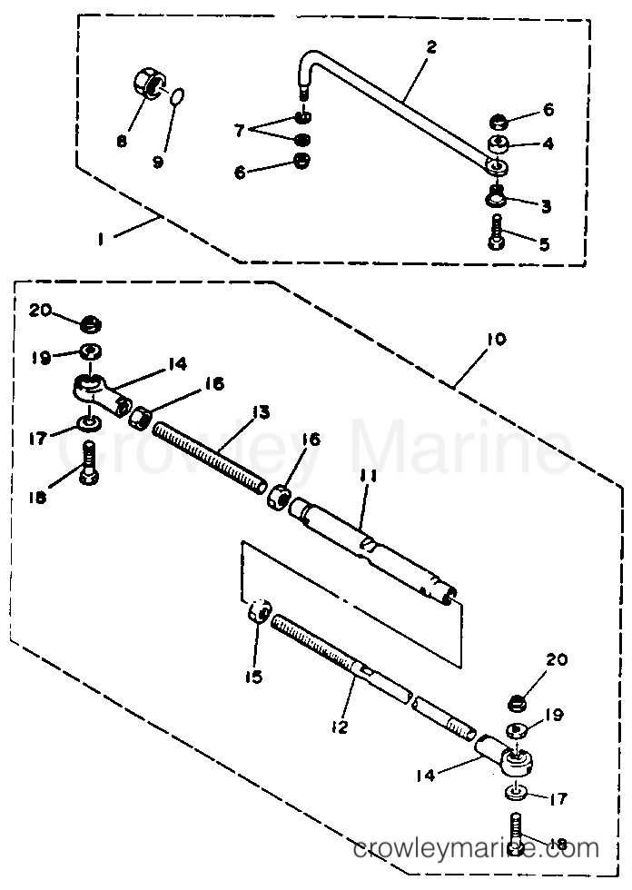 Yamaha Motors 250TXRR - STEERING GUIDE ATTACHMENT