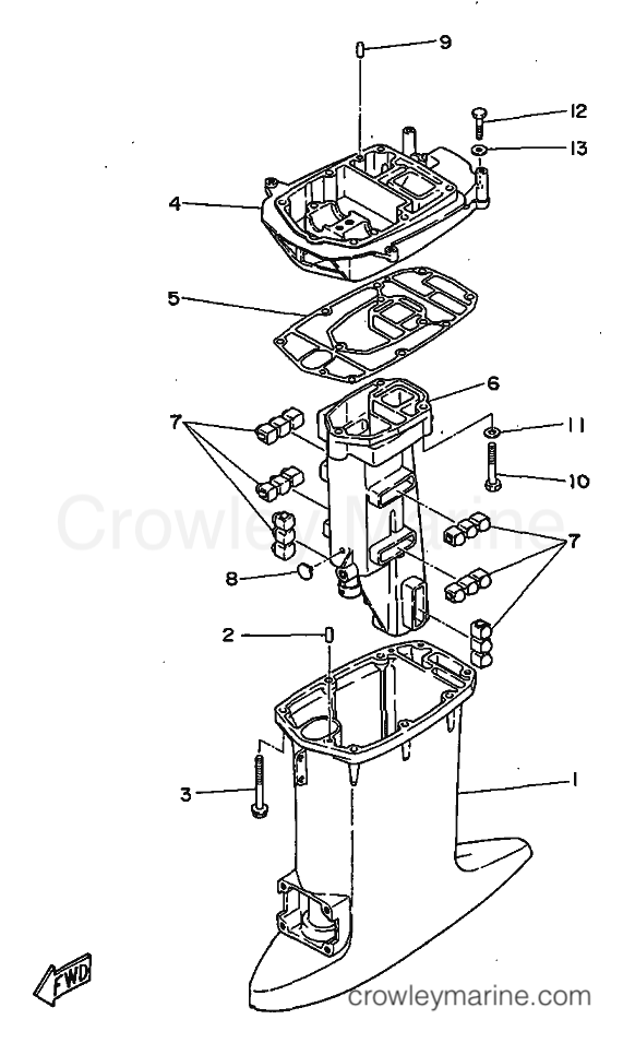 Yamaha Motors 25JETO (6K9) [020] - UPPER CASING