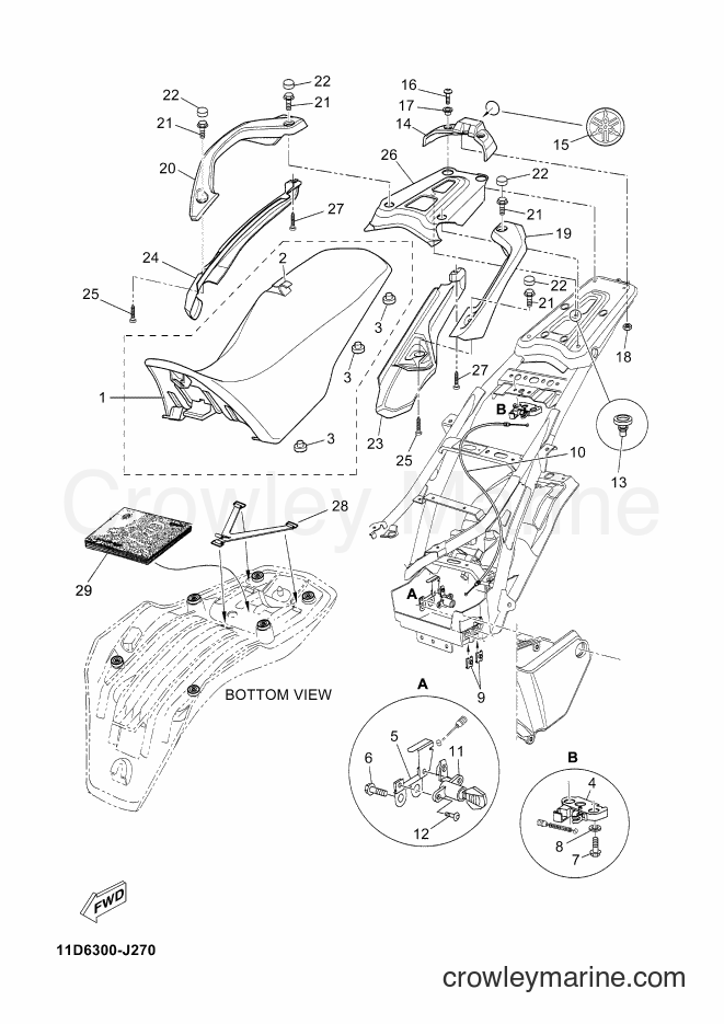 2013 Dirt Bike XT660Z - XT660Z (2BD3) [010] - SEAT