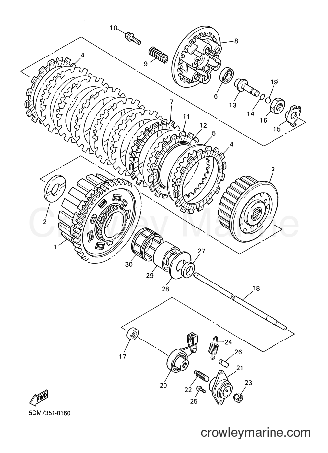 2002 Street Bike FZS600 - FZS600 (5RT1) [080] - CLUTCH