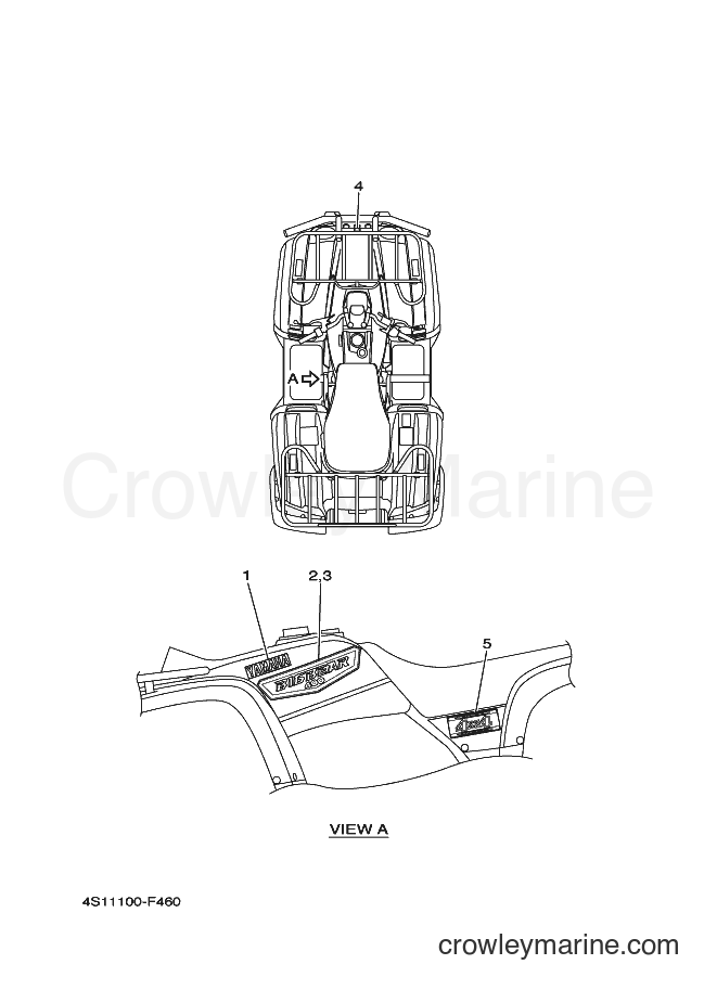2007 ATV YFM400FWN - YFM400FWN (4S12) [010] - GRAPHICS