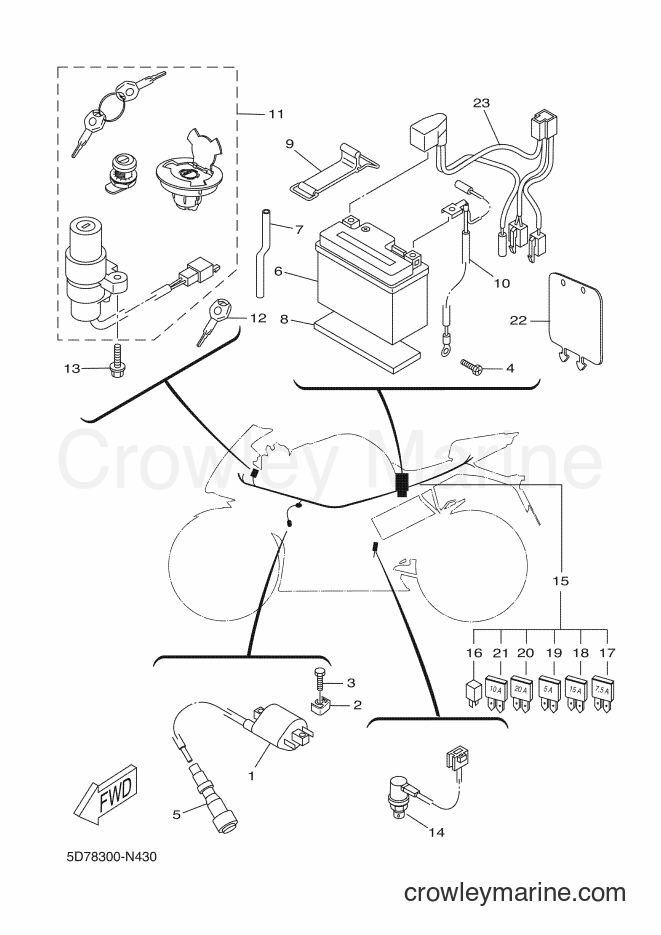 2014 Sport Bike YZF-R125 - YZF-R125 (5D78) [030] - ELECTRICAL 1