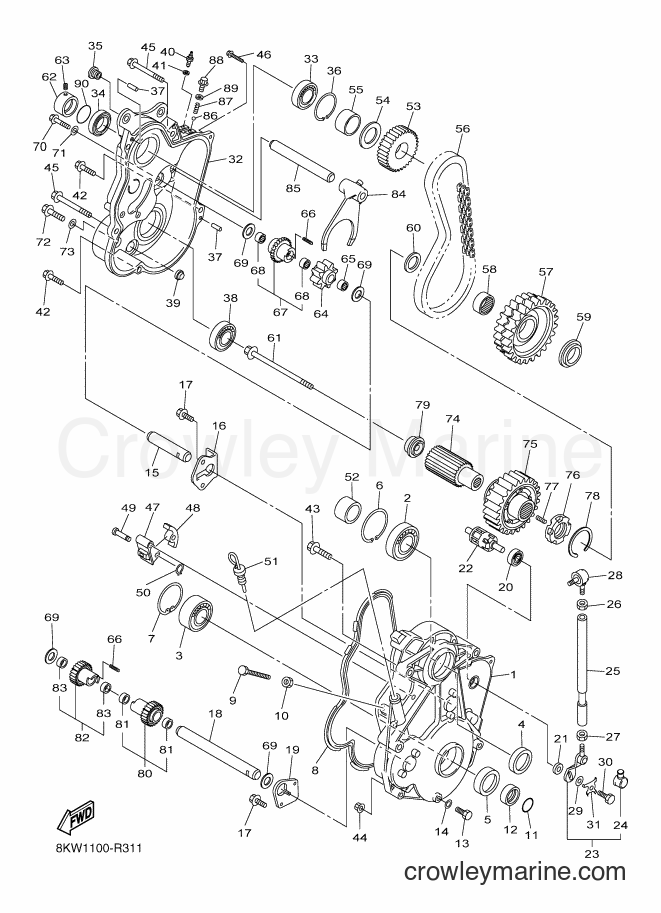 2016 Snowmobile VK10F - VK10F (8KW2) [020] - TRACK DRIVE 2