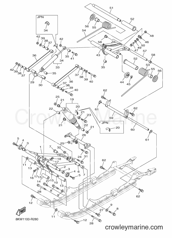 2017 Snowmobile VK10F - VK10F (8KW3) [020] - TRACK SUSPENSION 3