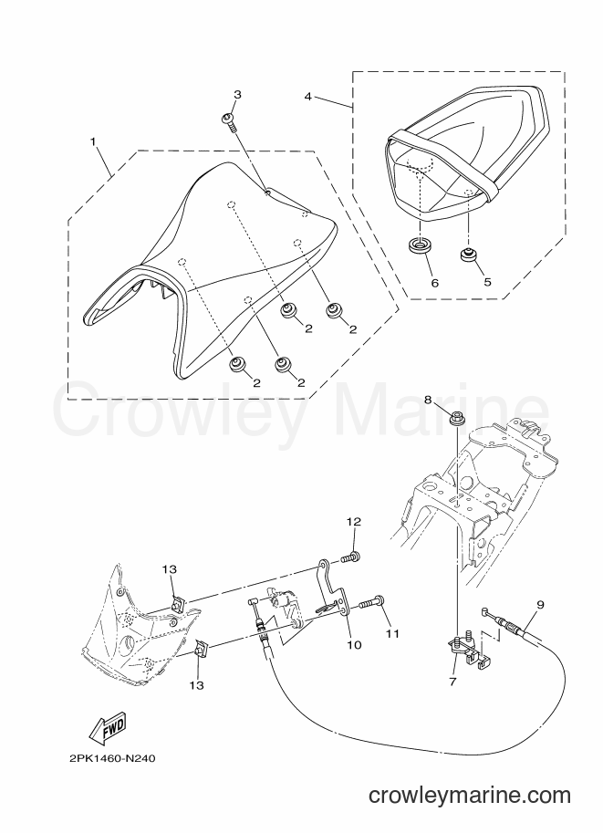 Yamaha Motors YZF-R15 (2PL2) [010] - SEAT