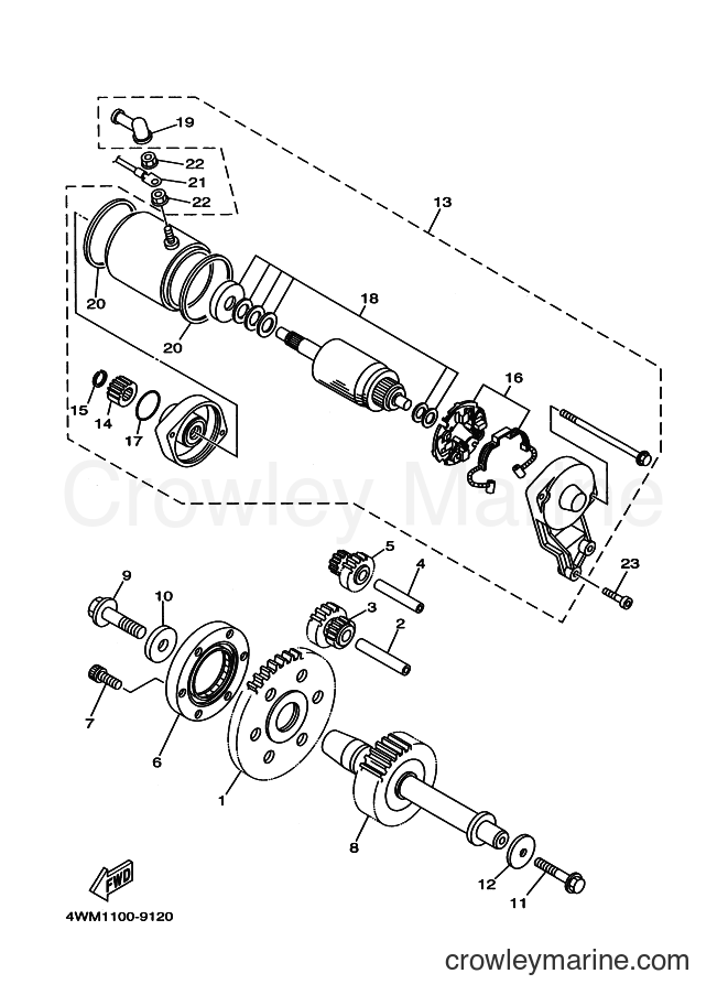 Yamaha Motors XV1600AT (5GA3) [010] - STARTER