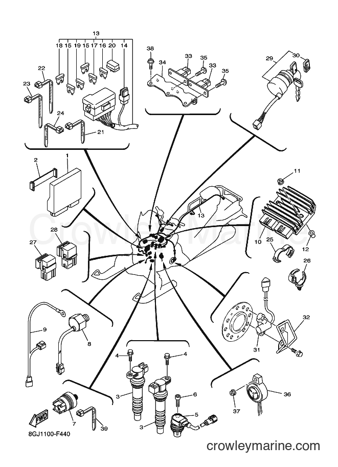 Yamaha Motors RT50VT (8GJ1) [020] - ELECTRICAL 1