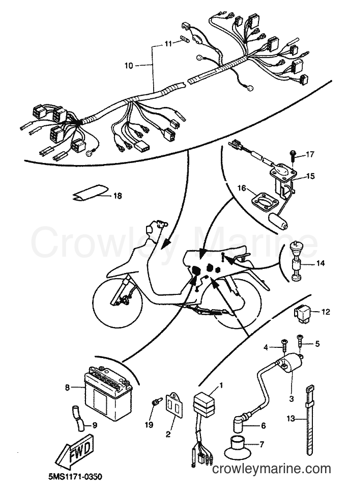 Yamaha Motors CW50 (5MS1) [010] - ELECTRICAL 2