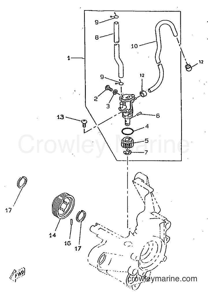 1998 Scooter CW50RS - CW50RS (4TDK) [010] - OIL PUMP
