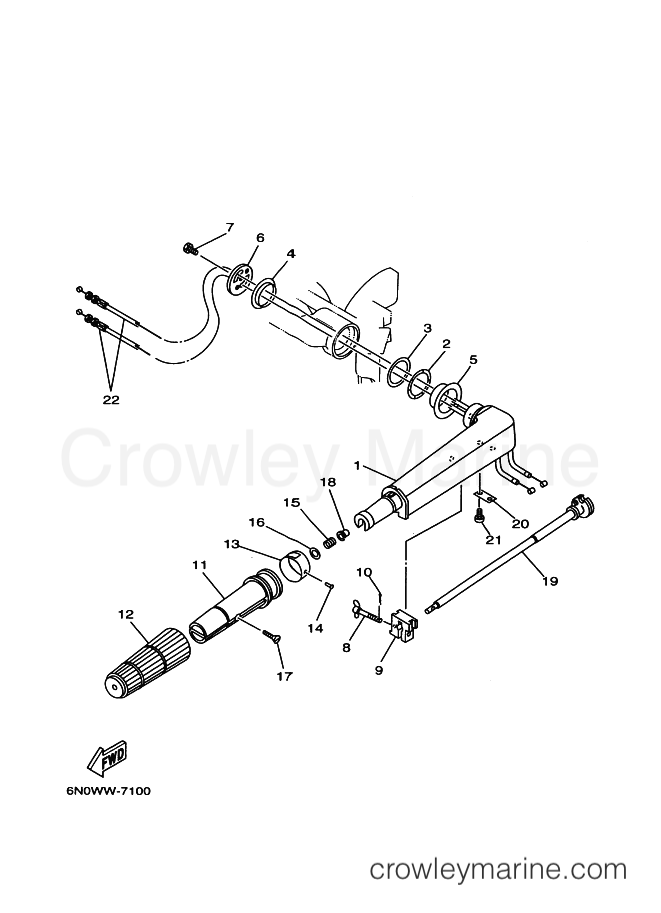 Yamaha Motors 6C (6M8) [00A] - STEERING