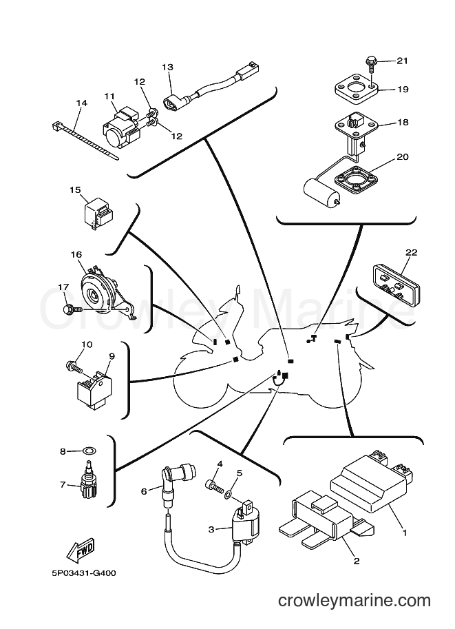 Yamaha Motors AT135 (5P06) [010] - ELECTRICAL 2