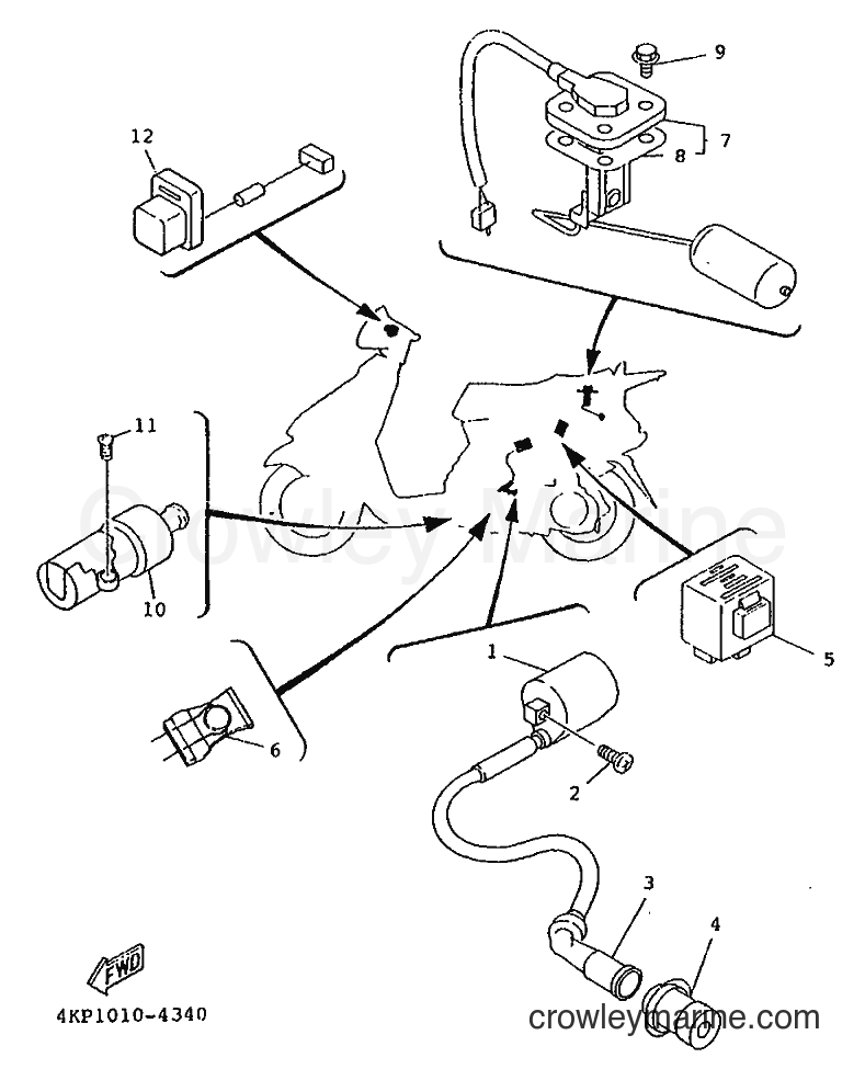 1995 Scooter XC125T - XC125T (4LA2) [999] - ELECTRICAL 2