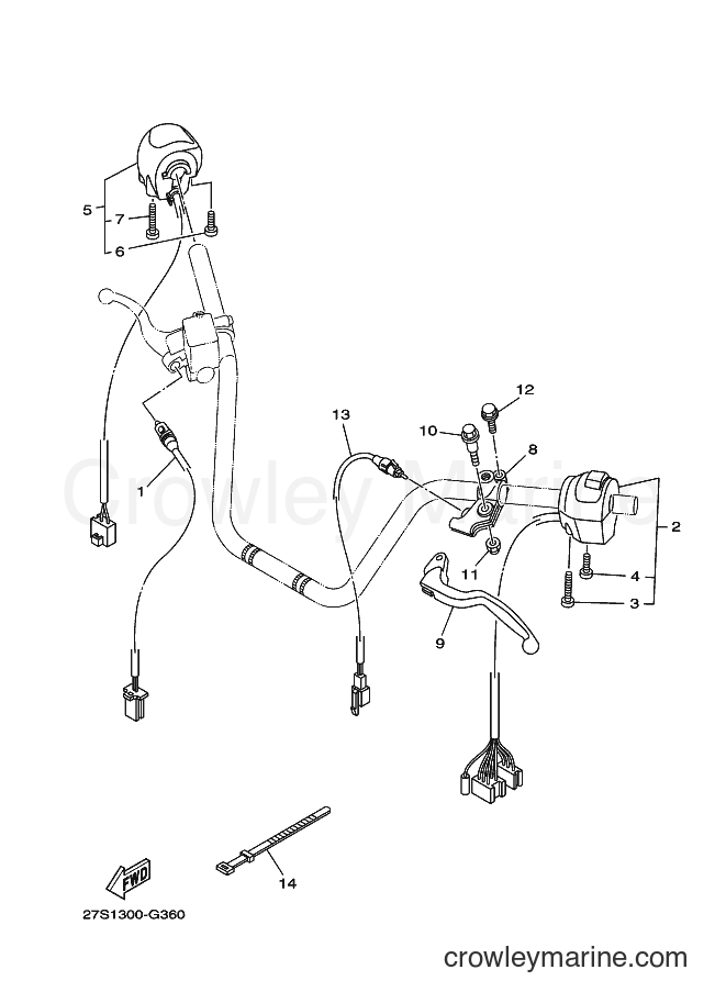 2008 Street Bike YB125SPD - YB125SPD (27S1) [010] - HANDLE SWITCH & LEVER