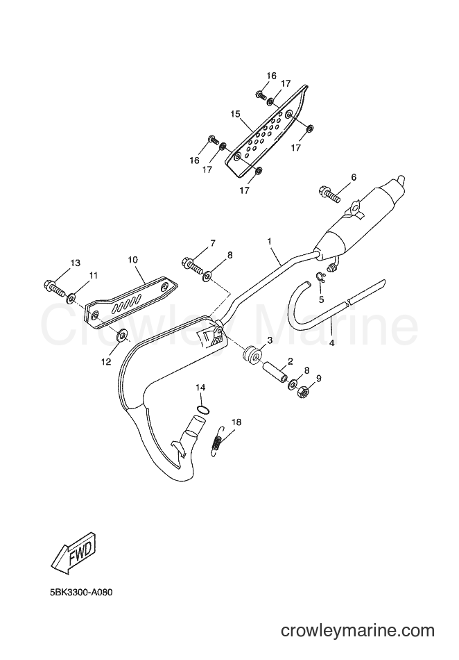 2002 Scooter DT50R - DT50R (5BK3) [020] - EXHAUST