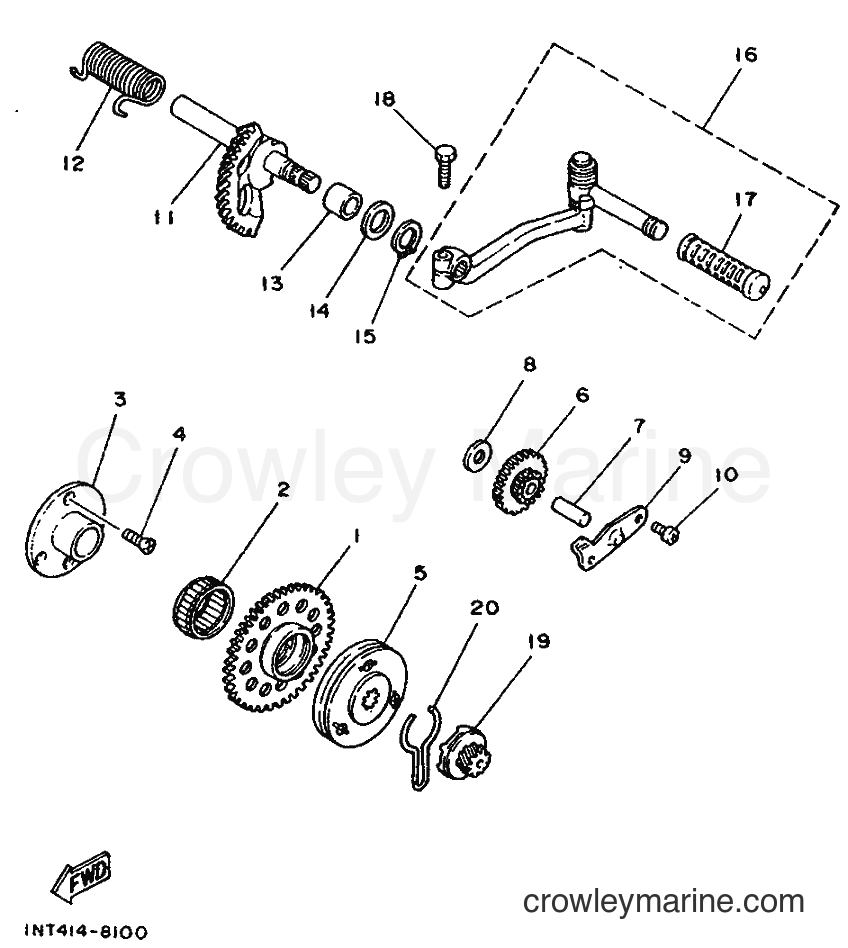 Yamaha Motors CT50S (3NT7) [999] - STARTER