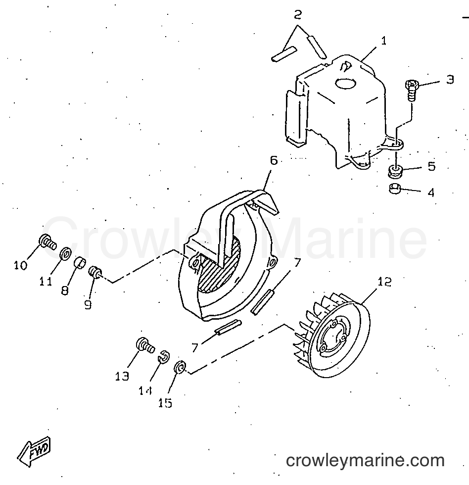 Yamaha Motors CW50RS (4VA5) [999] - AIR SHROUD & FAN