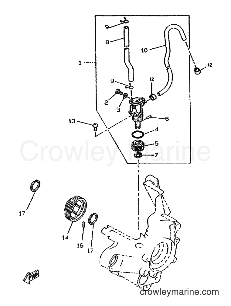 1996 Scooter CW50RS - CW50RS (4VB1) [999] - OIL PUMP