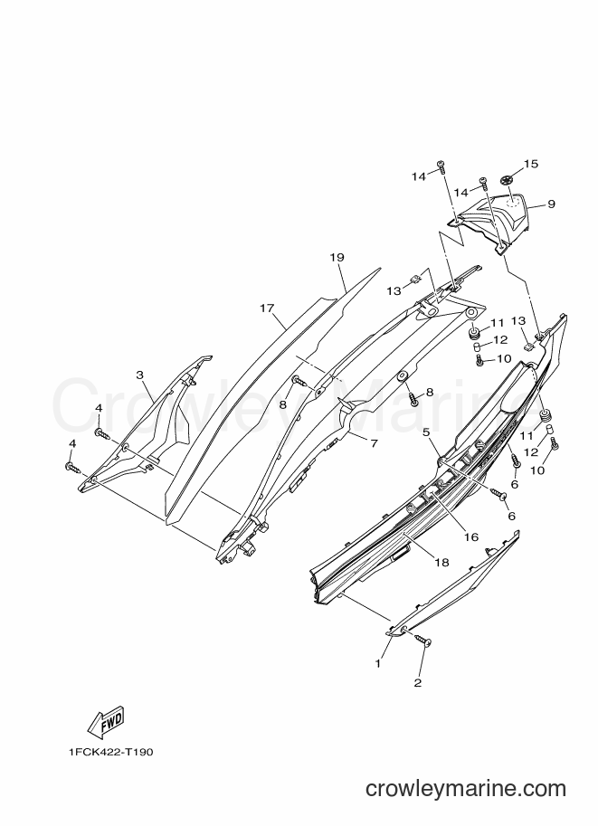 2018 Scooter T115FL-2 - T115FL-2 (1FCL) [010] - SIDE COVER 2