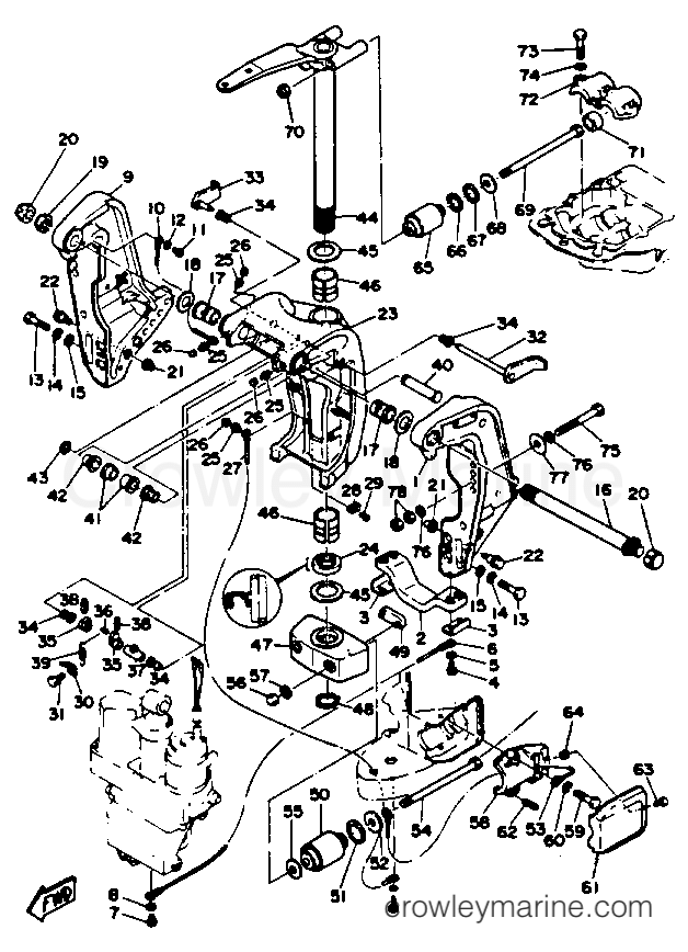 Yamaha Motors L130TXRQ - BRACKET