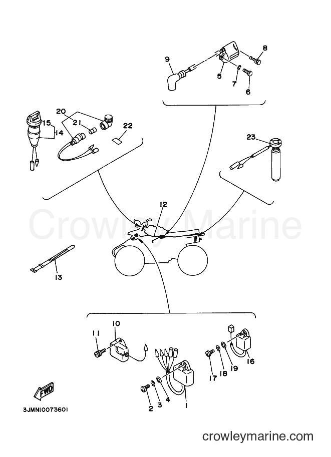 Yamaha Motors YFS200 (5KJ2) [010] - ELECTRICAL 1