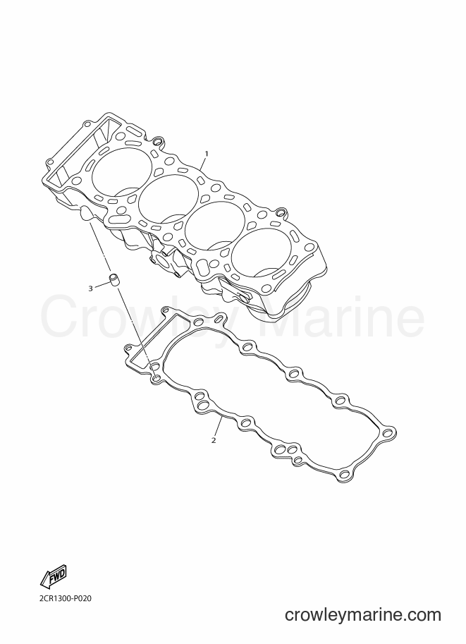 2016 Sport Bike YZF-R1 - YZF-R1 (2CRD) [010] - CYLINDER
