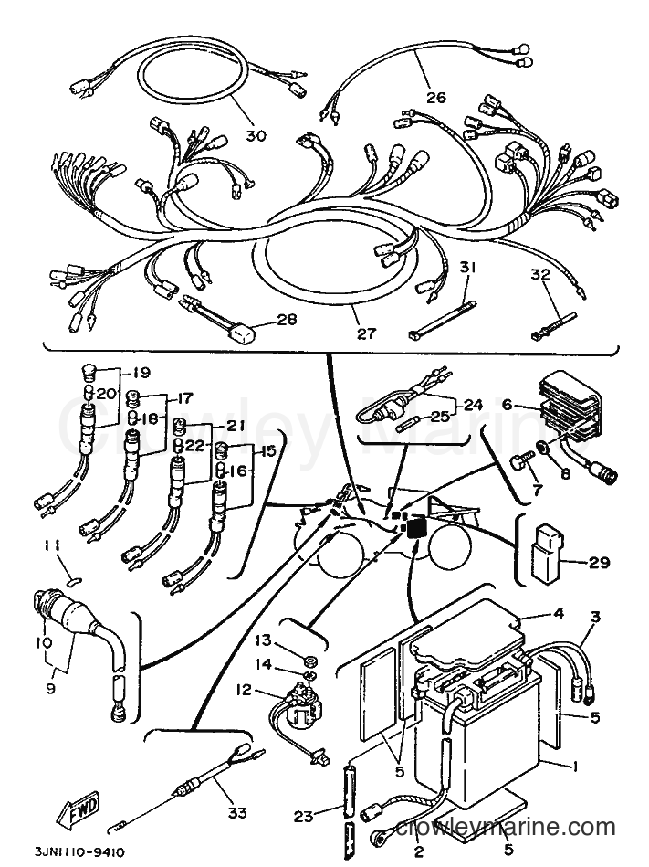 1989 ATV YFU1 - YFU1 (3JN2) [010] - ELECTRICAL 2
