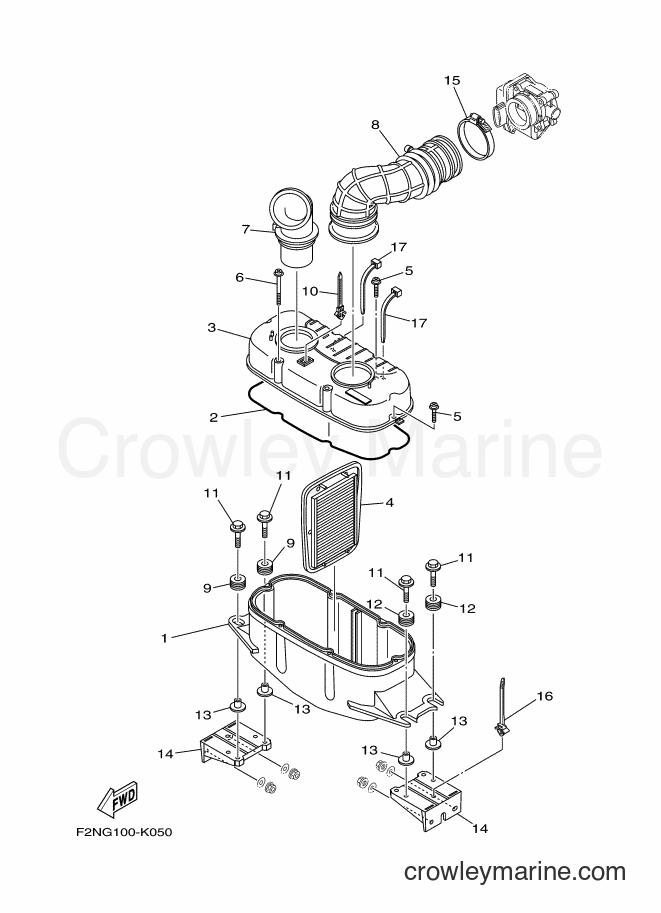 Yamaha Motors VX1100C-N (F2PH) [010] - INTAKE