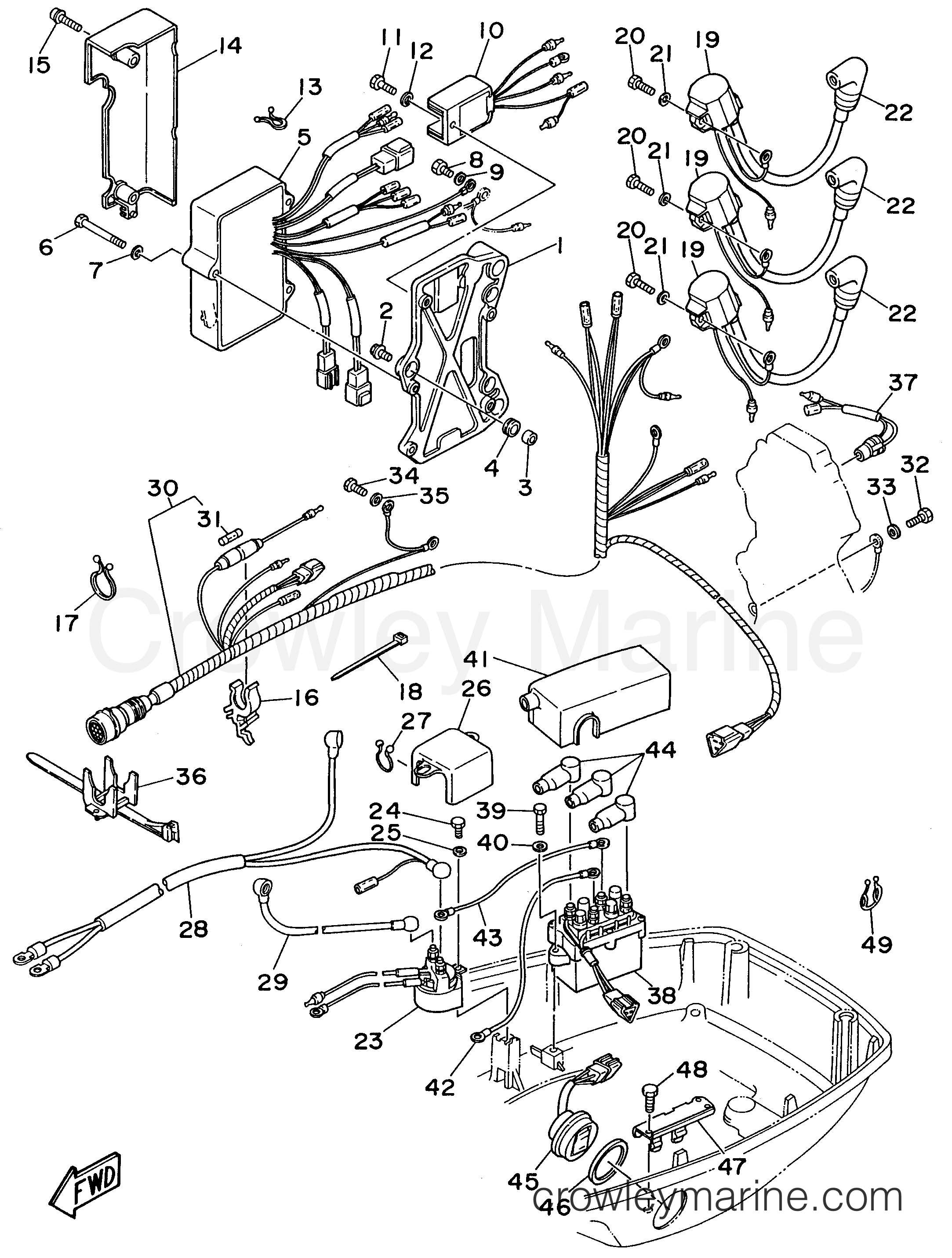 Yamaha Motors P60TLHU - ELECTRICAL 1
