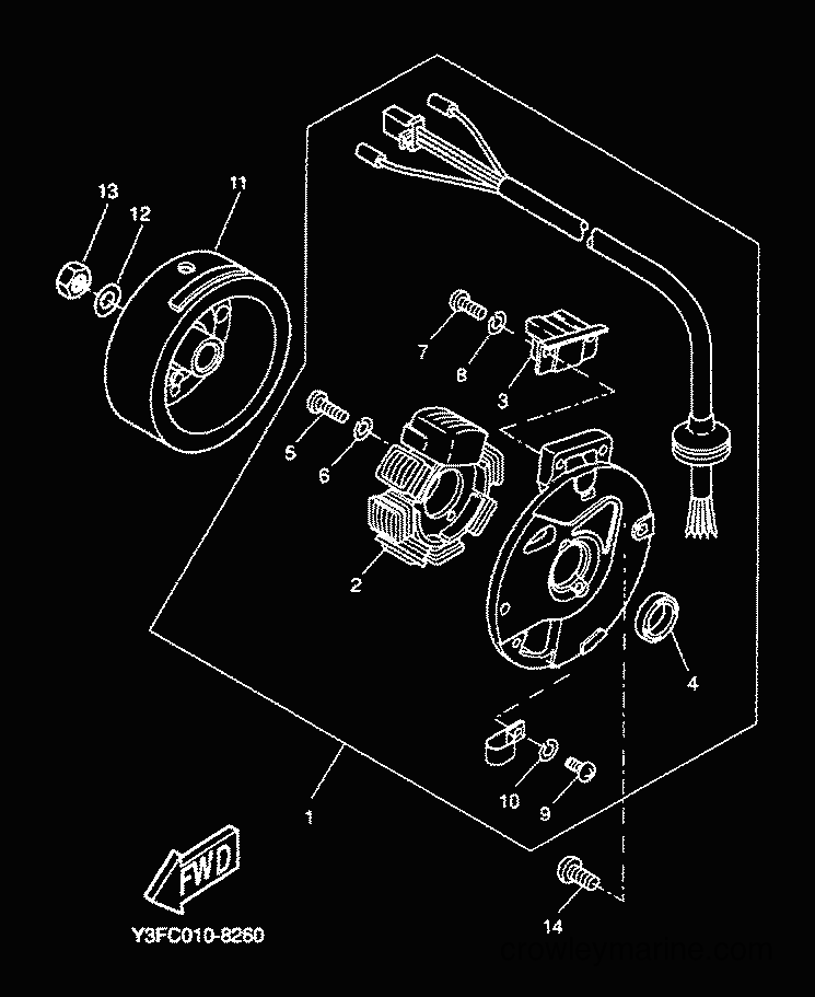 2001 Scooter CW50 - CW50 (5HG9) [030] - GENERATOR