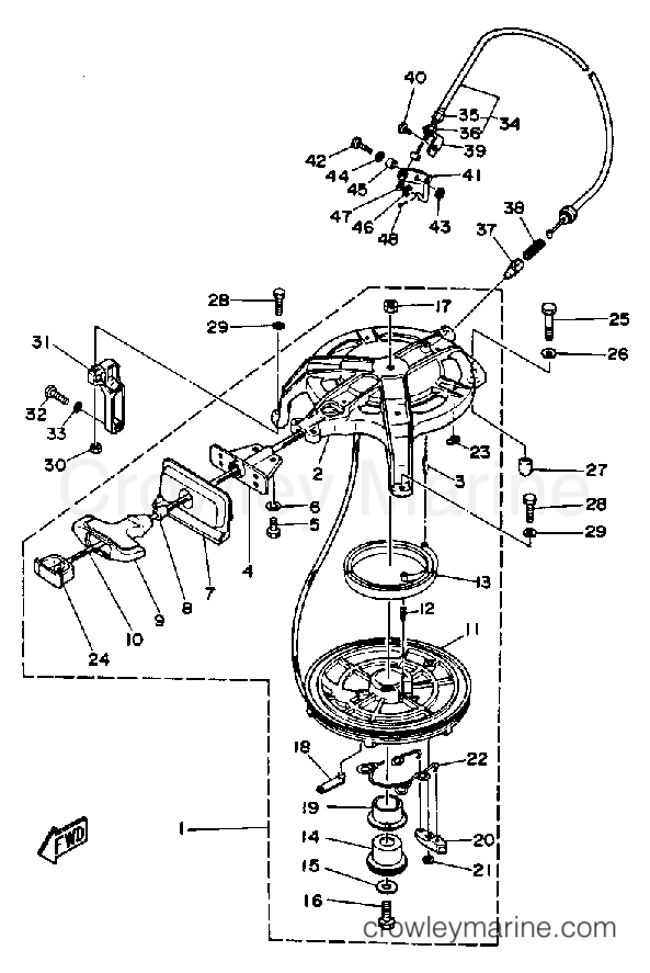 Yamaha Motors C25MSHQ - MANUAL STARTER
