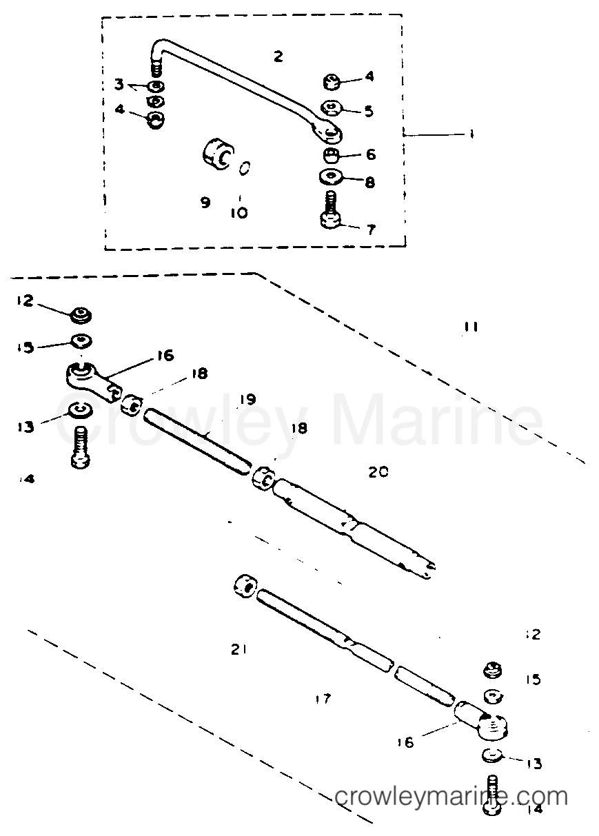 Yamaha Motors 50EJRR - STEERING GUIDE ATTACHMENT