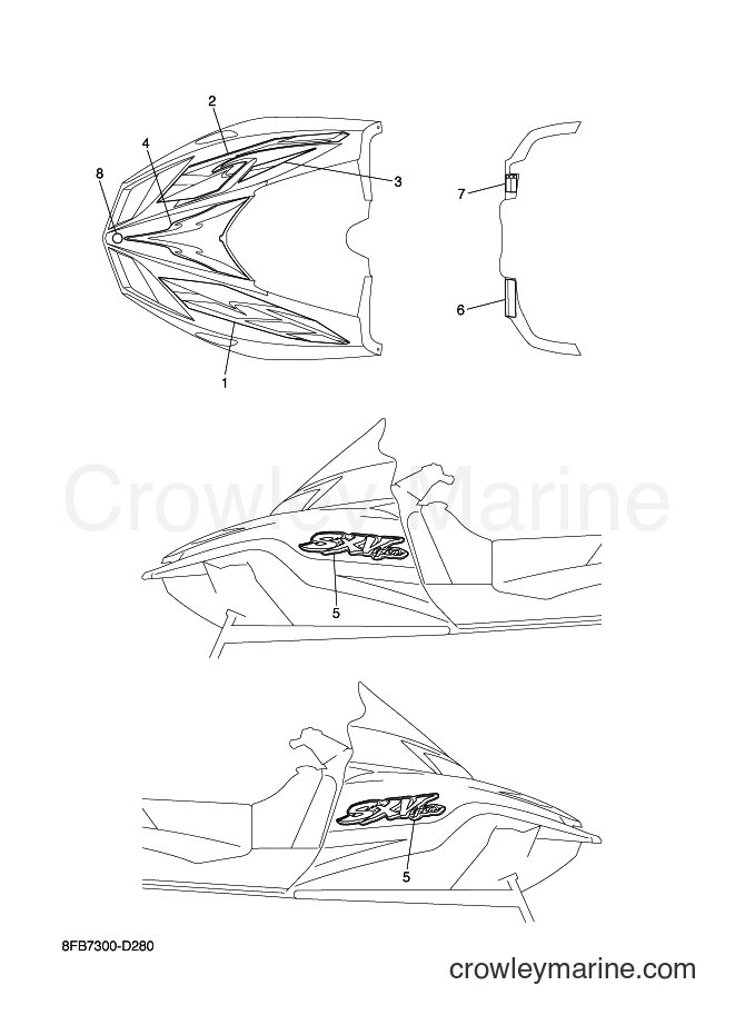 Yamaha Motors SXV700 (8FB7) [010] - EMBLEM