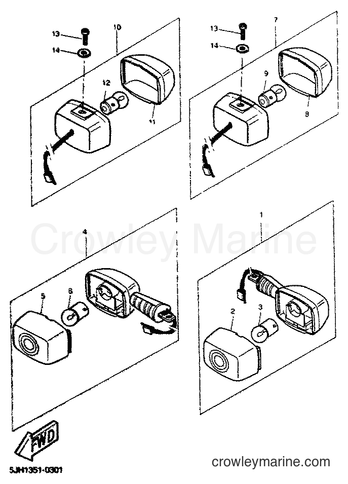 Yamaha Motors EW50 (5JH3) [040] - FLASHER LIGHT