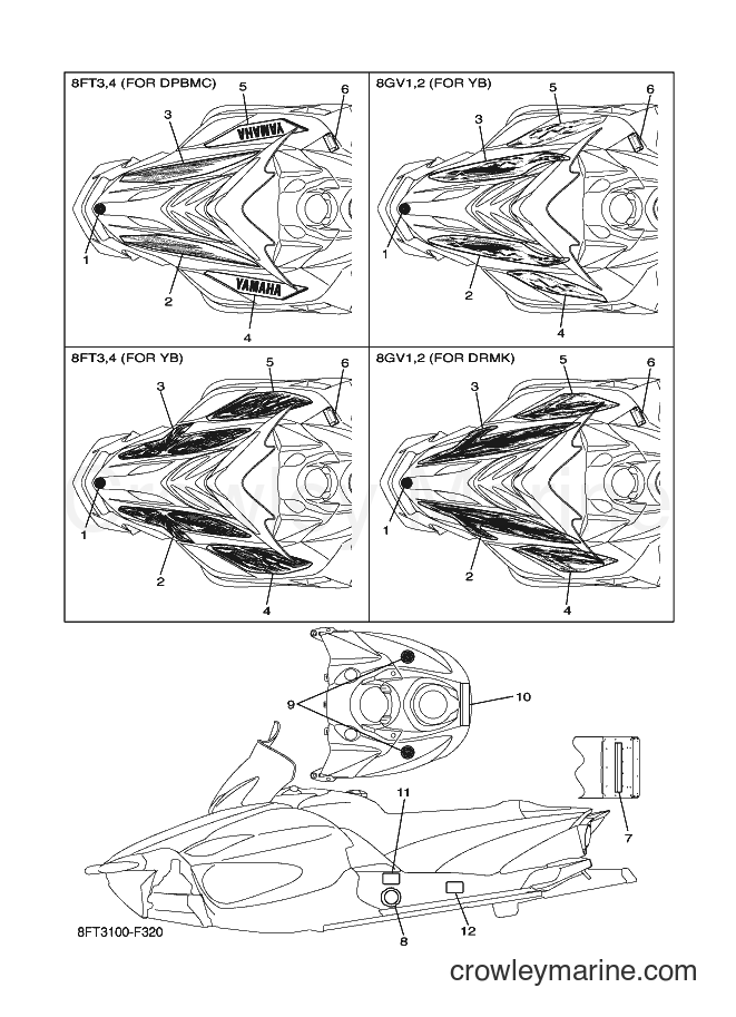 2007 Snowmobile RX10STGT - RX10STGT (8GV2) [010] - EMBLEM