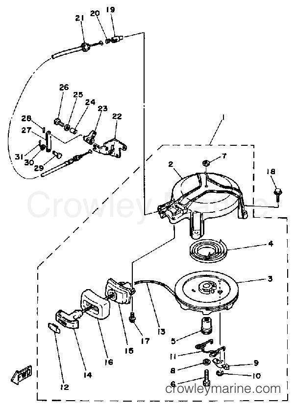 Yamaha Motors 4SF - MANUAL STARTER