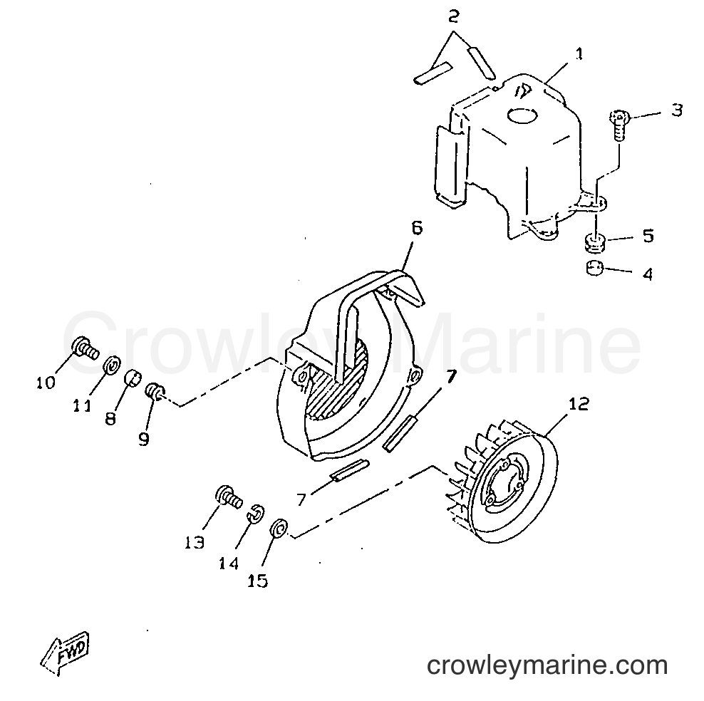 Yamaha Motors CW50RSX (4YC3) [999] - AIR SHROUD & FAN