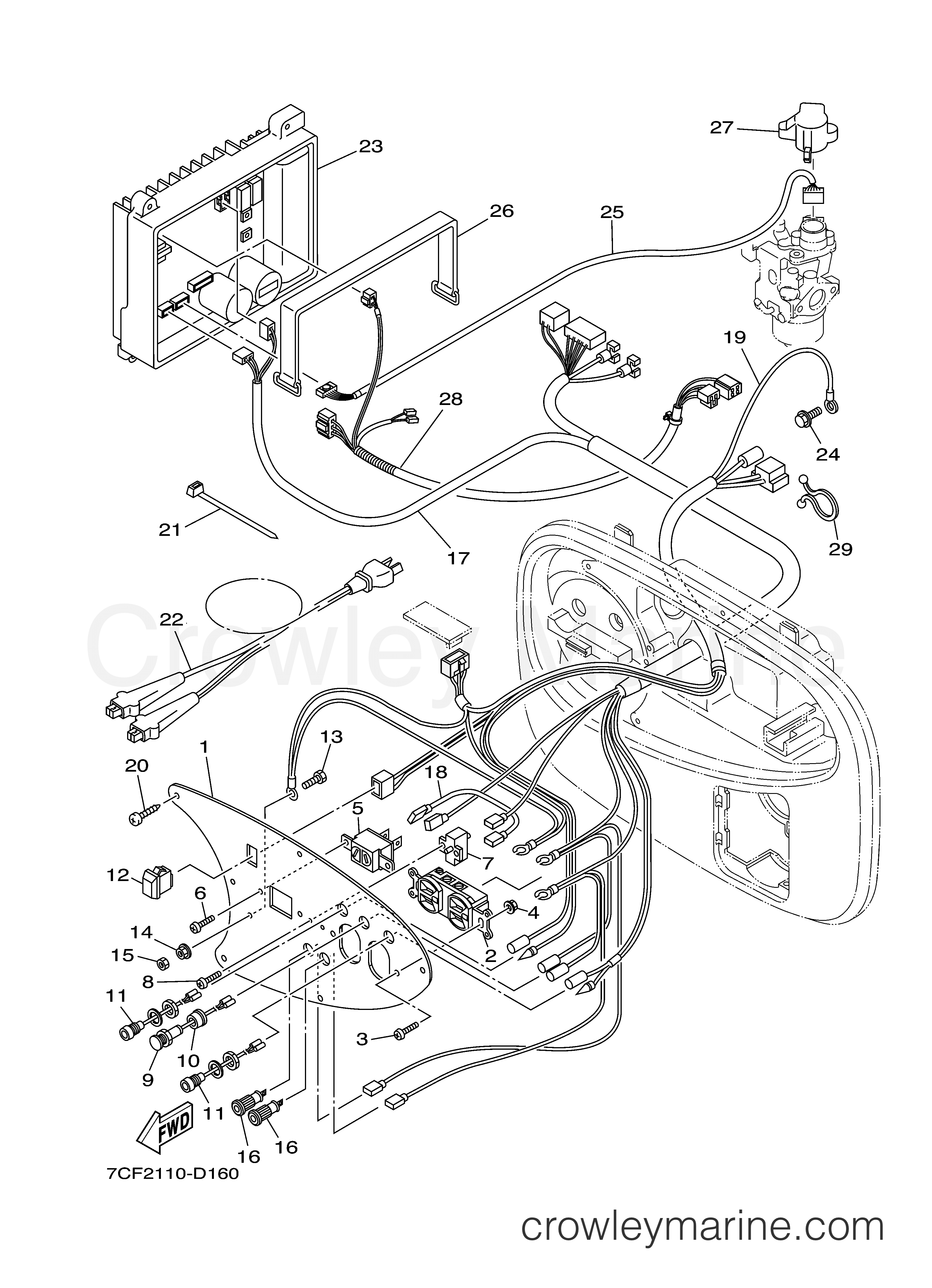 Yamaha Motors EF2400IS - CONTROL BOX