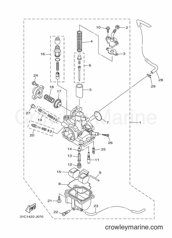 Yamaha Motors T115SEC (31C8) [010] - CARBURETOR