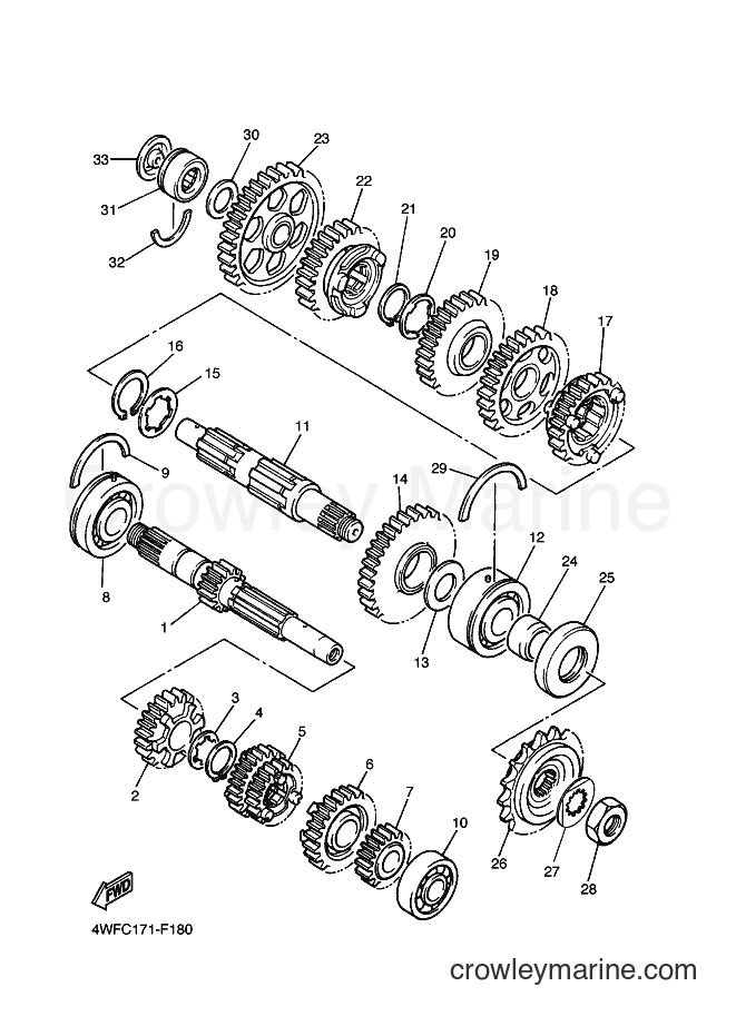 Yamaha Motors YZF600R (4WFC) [010] - TRANSMISSION