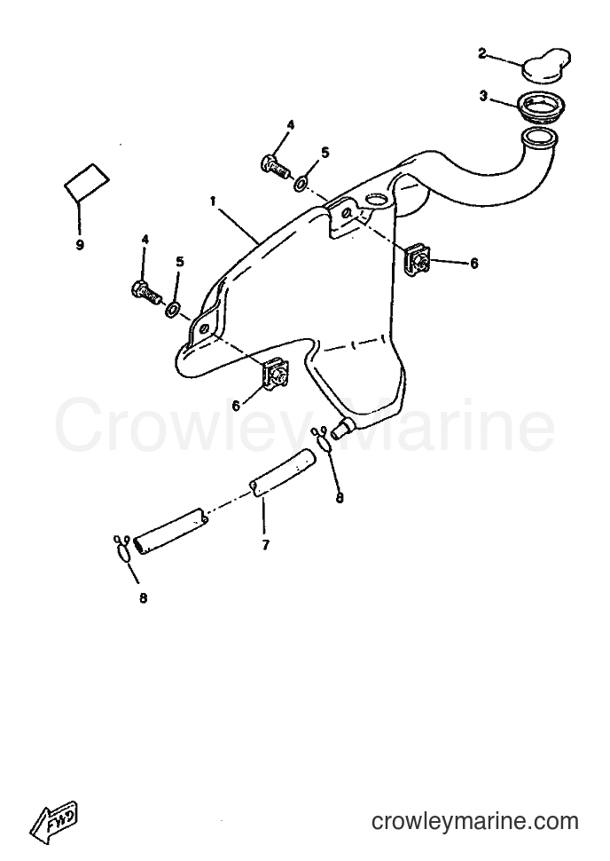 1997 Scooter CW50RSX - CW50RSX (4YD1) [999] - DEP鉄ITO DE ACEITE