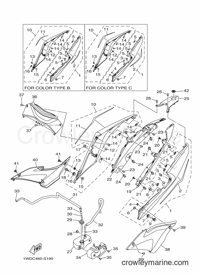 2017 Sport Bike YZF-R3A - YZF-R3A (B02K) [010] - SIDE COVER