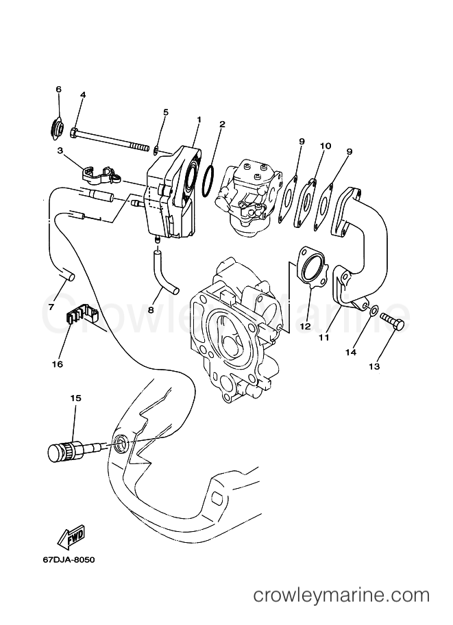 Yamaha Motors F4A (67D) [050] - INTAKE