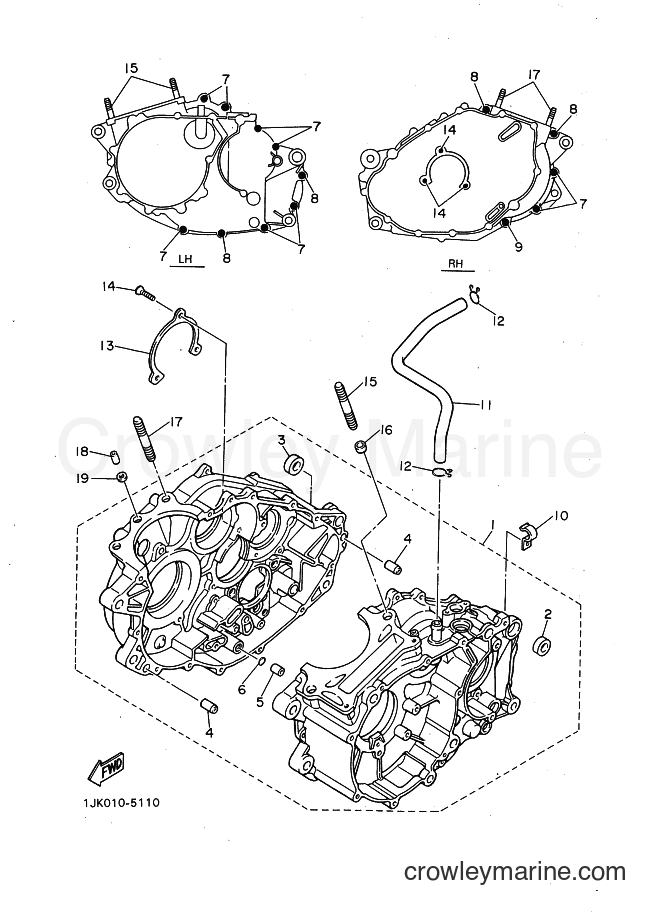 1987 Street Bike SRX600 - SRX600 (2TM) [999] - CRANKCASE